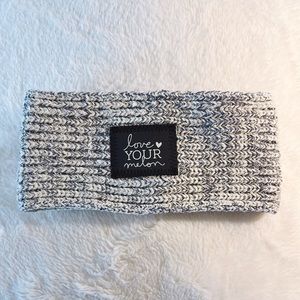 Love Your Melon Navy Speckled Knit Headband